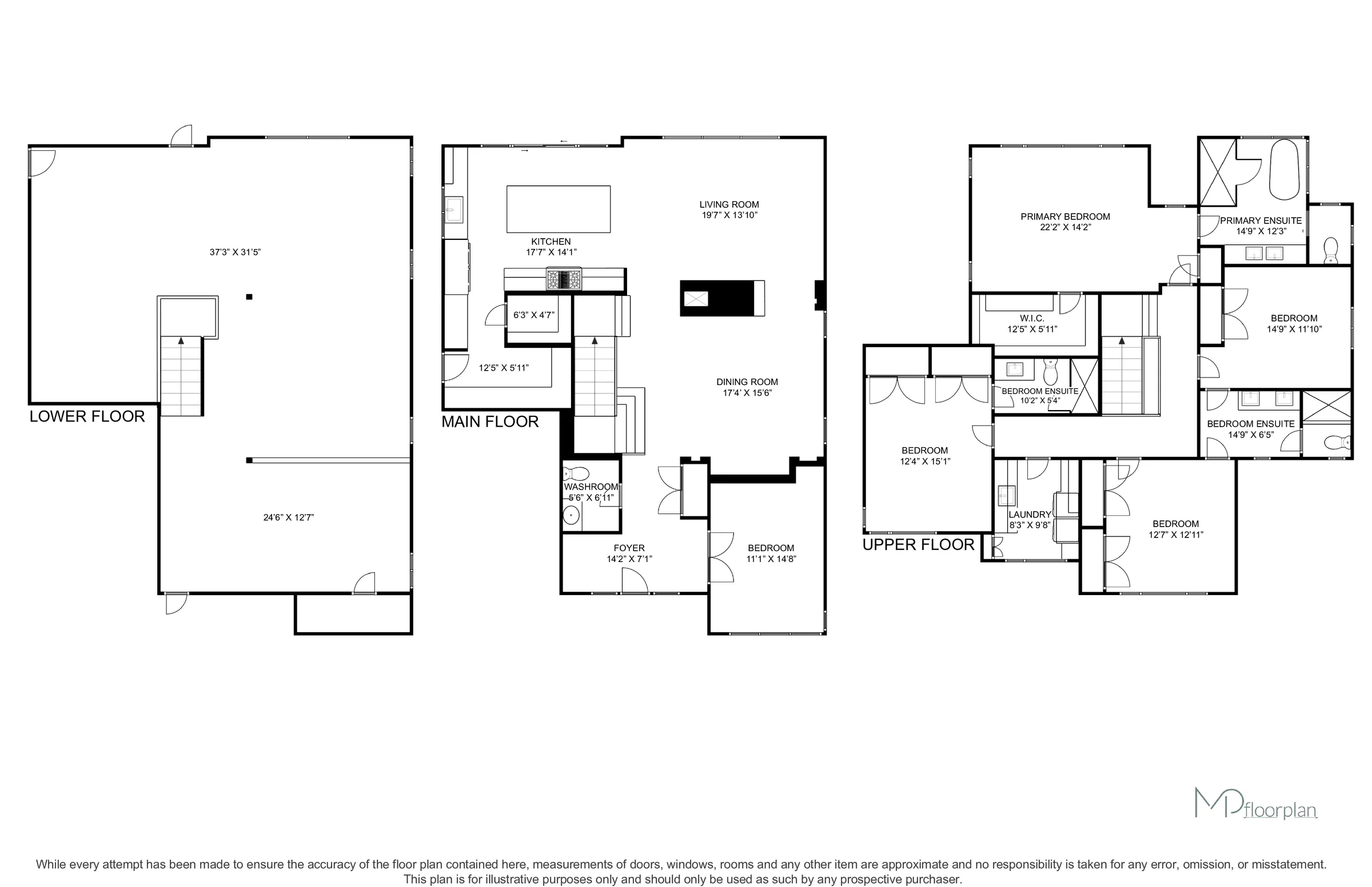 Floor plan of 2450 Meadowood Crescent, Oakville