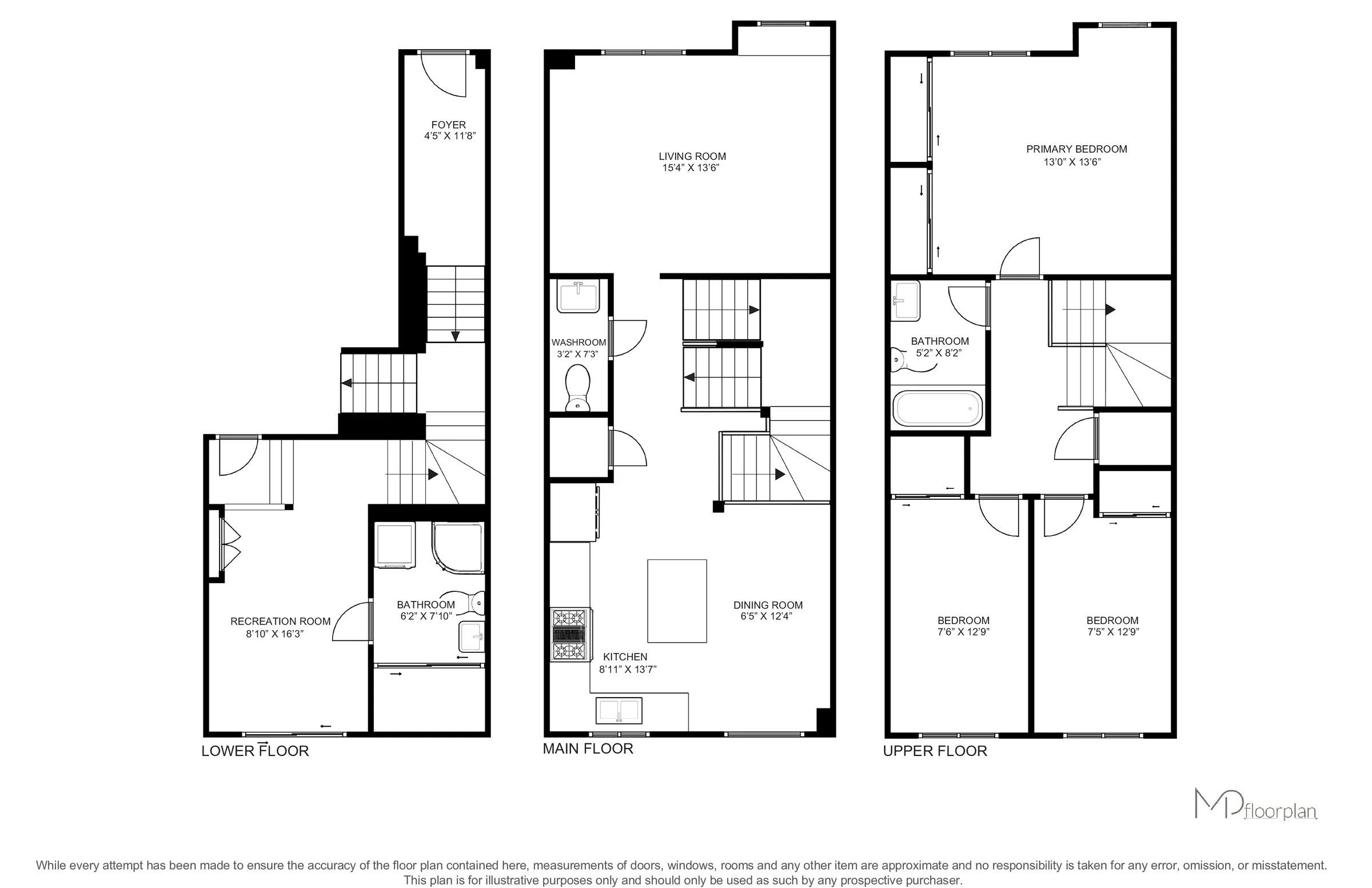 Floor plan of 34 McGonigal Lane, Ajax