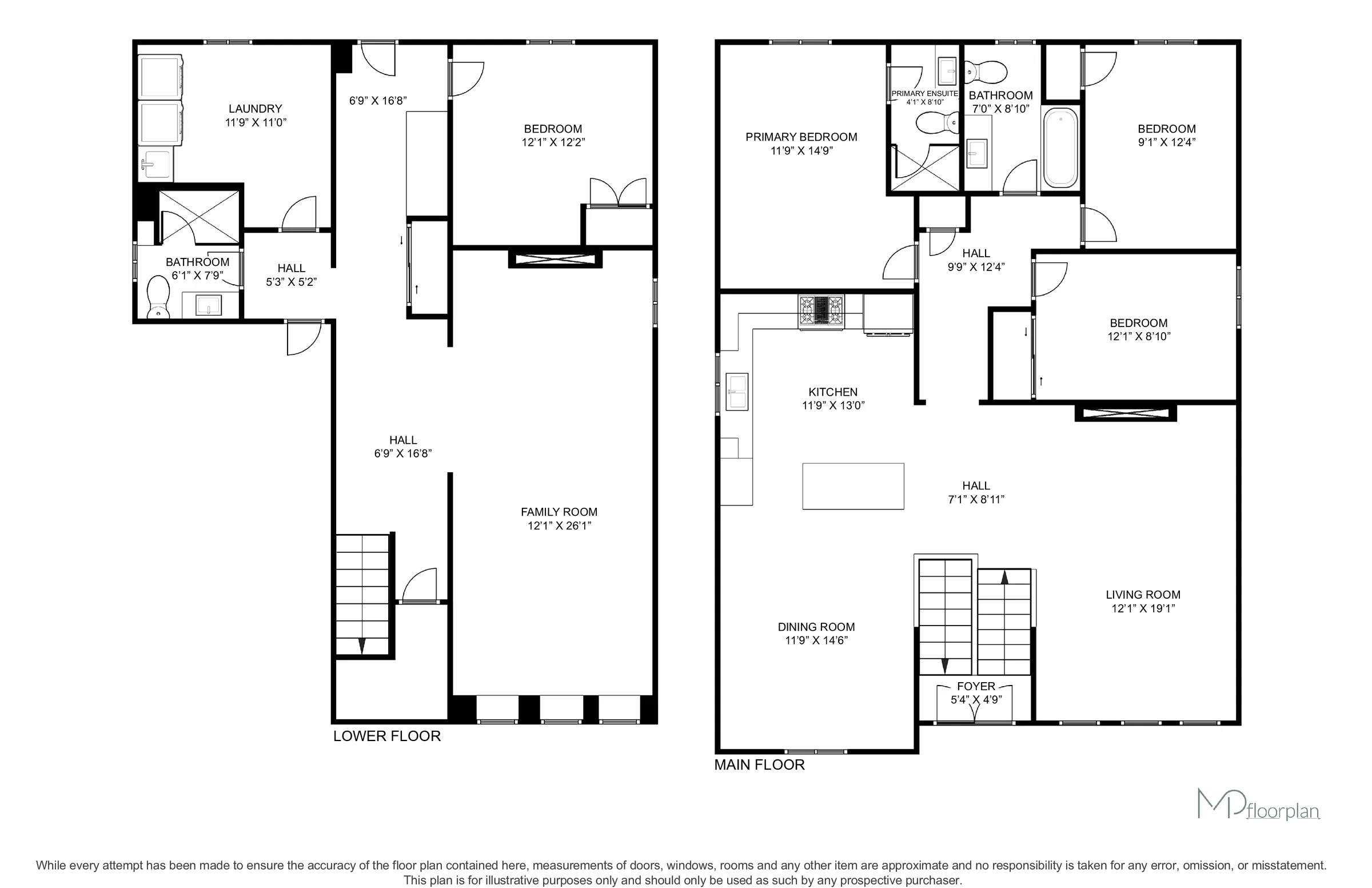 Floor plan of 22 Audubon Street North, Hamilton