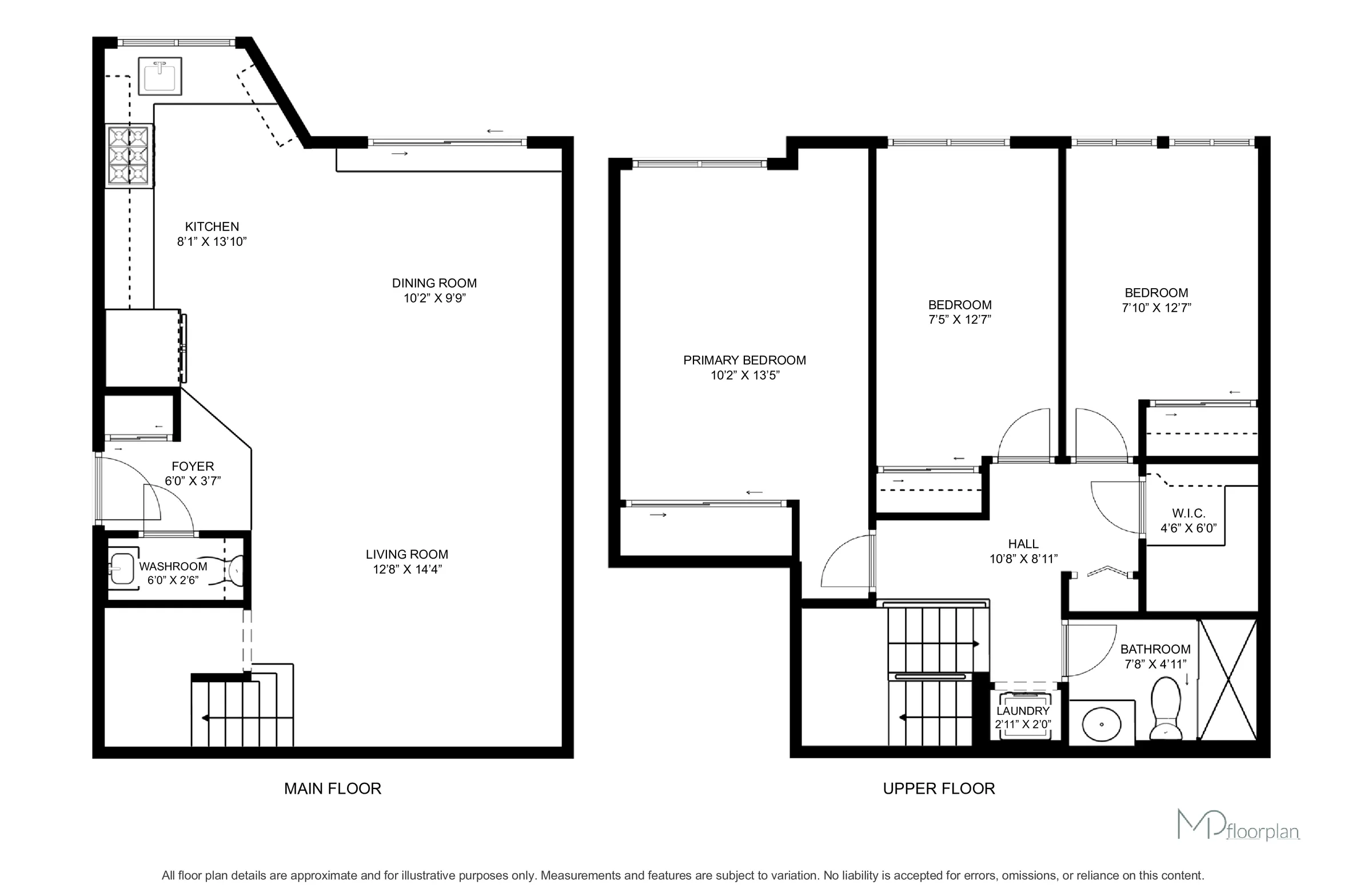 Floor plan of #79-3050 Constitution Boulevard, Mississauga