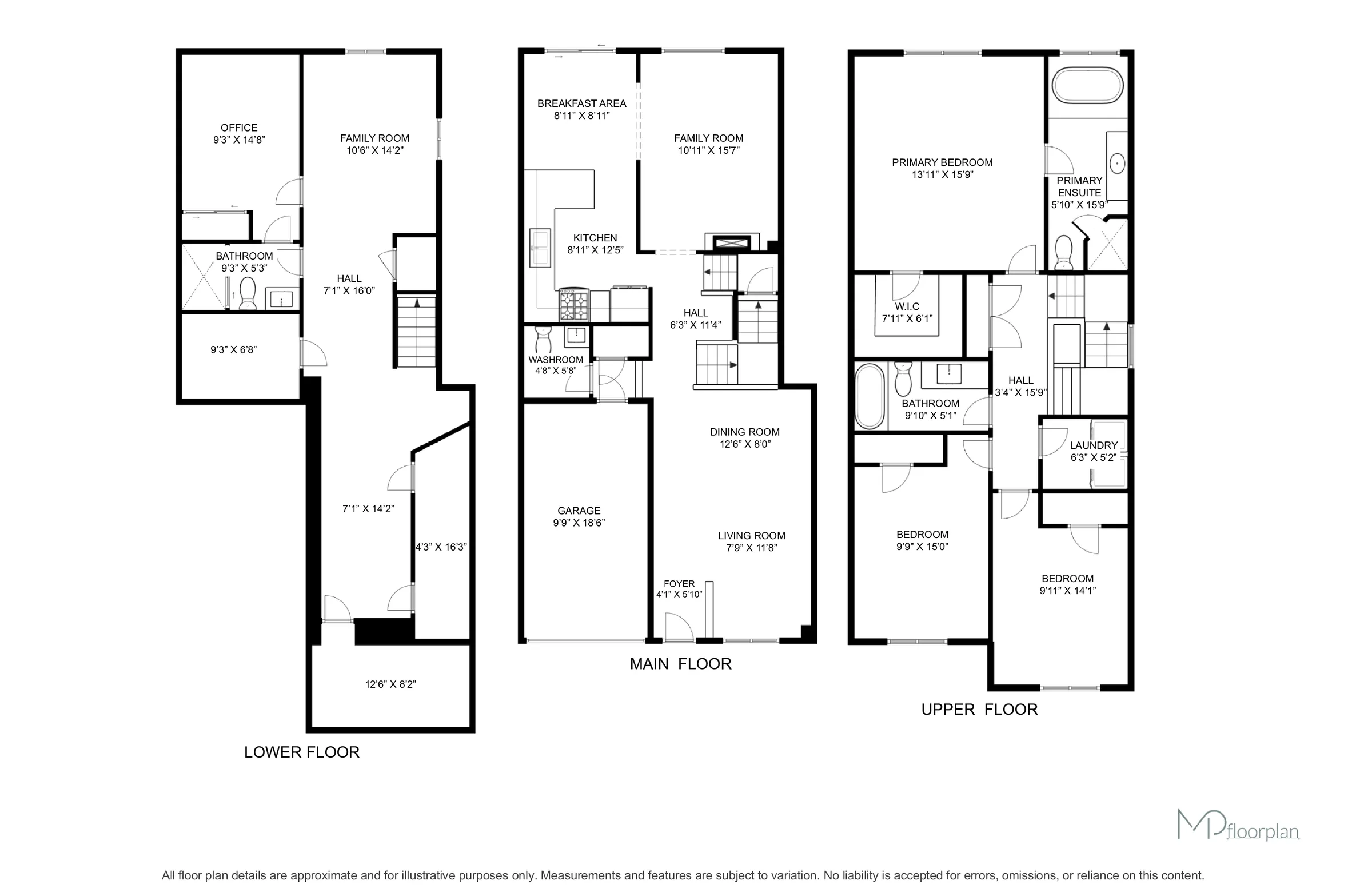 Floor plan of 5 Brownell Street, Whitby