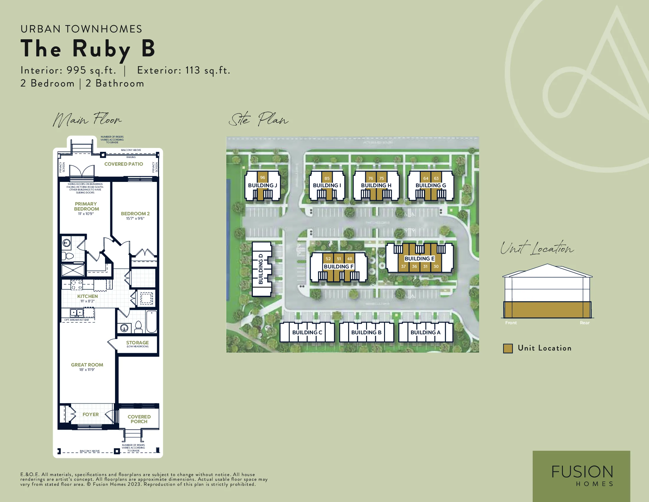 Floor plan of 50 Thatcher Drive, Guelph, page 1