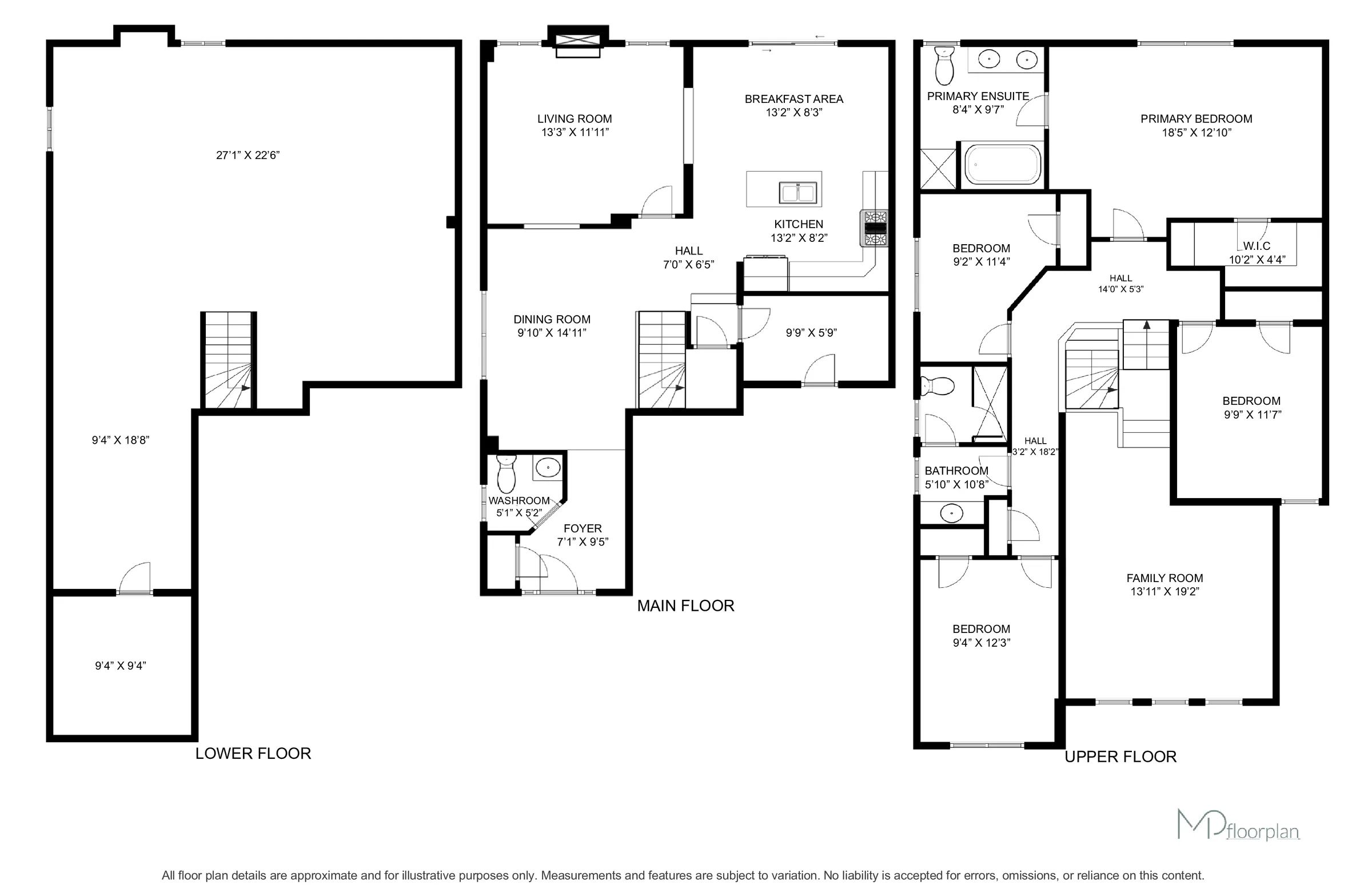 Floor plan of 917 Joe Persechini Drive, Newmarket