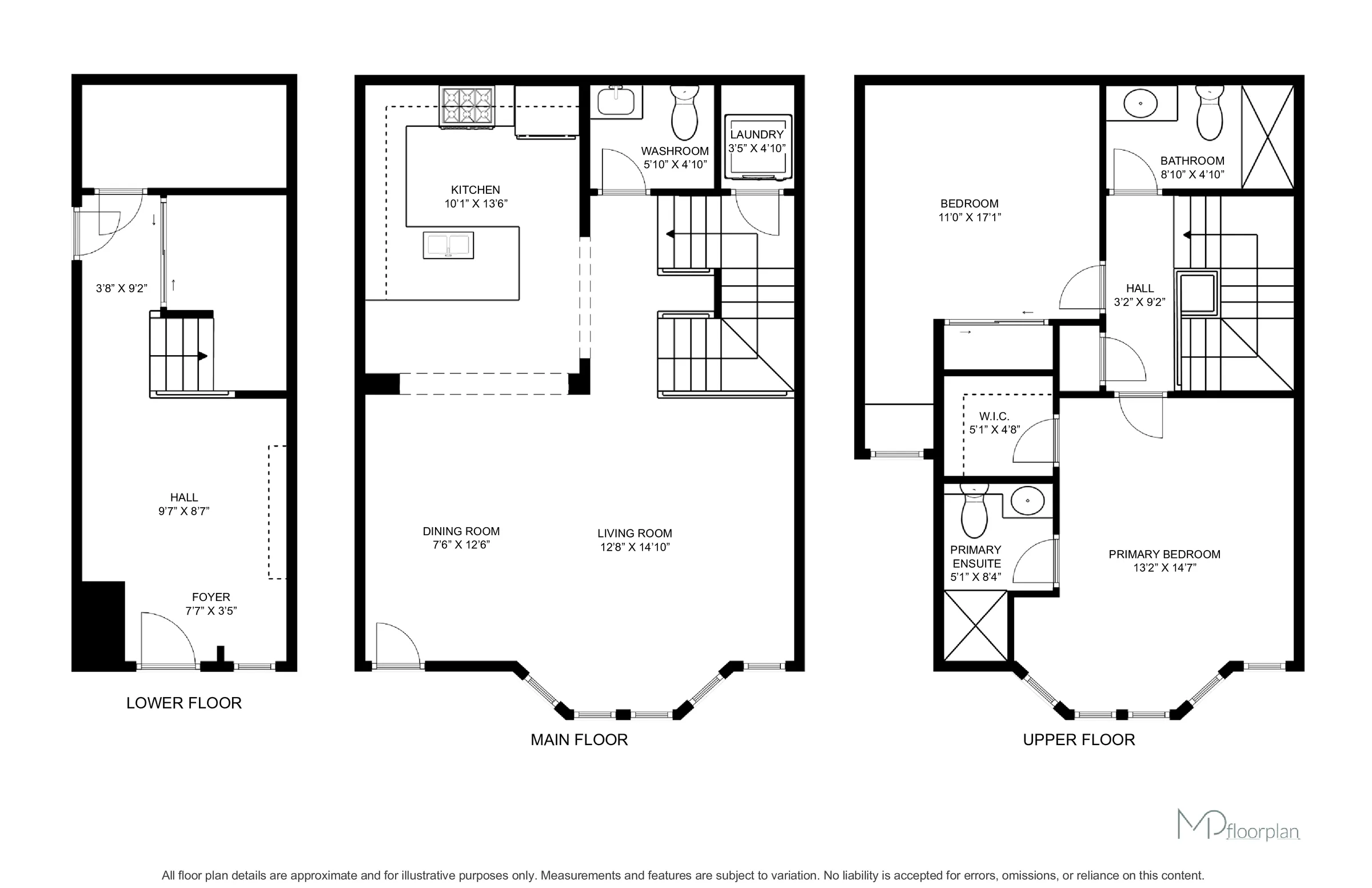 Floor plan of 920 Sprague Place, Milton