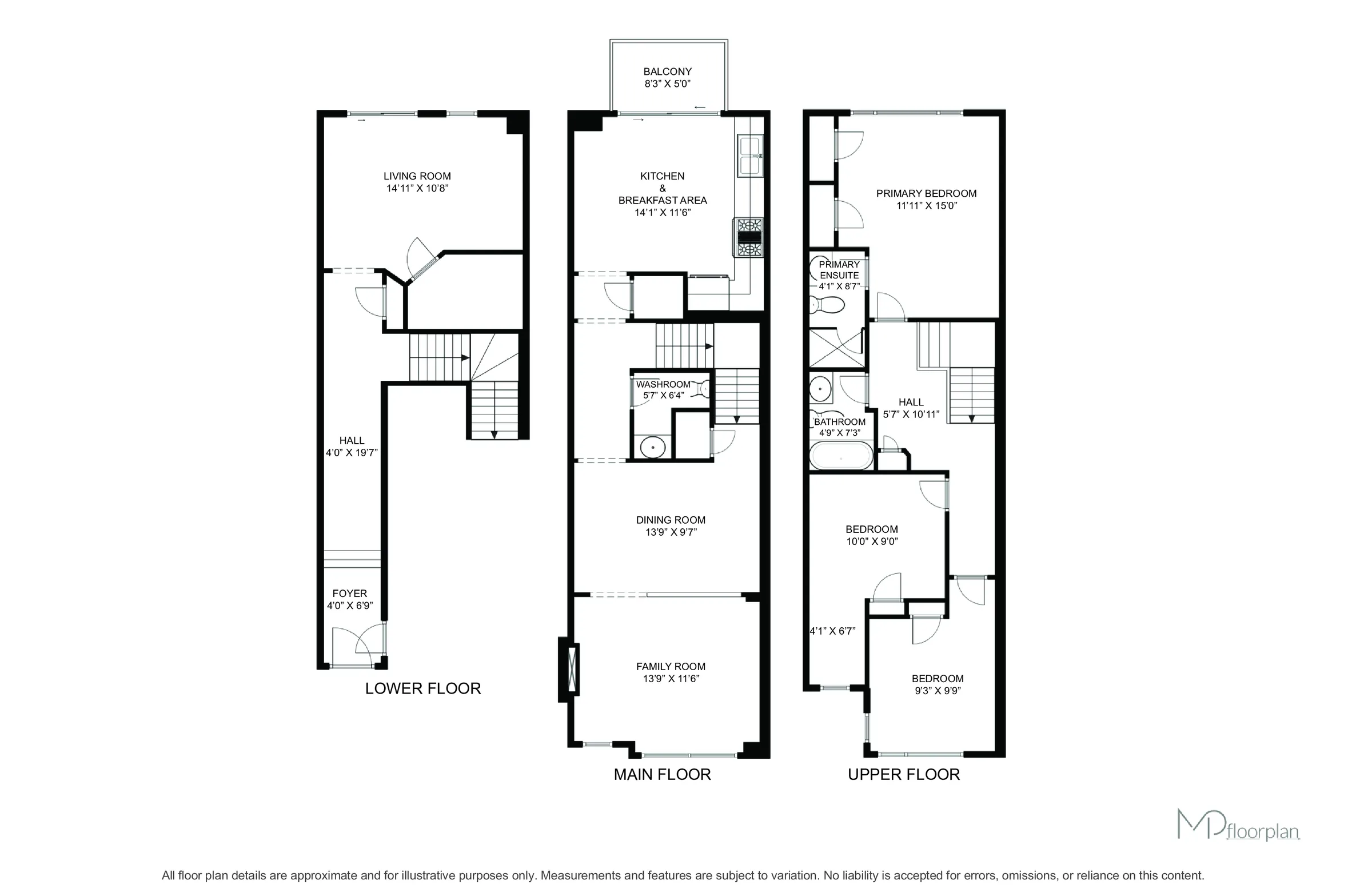 Floor plan of #2-384 Arctic Red Drive, Oshawa
