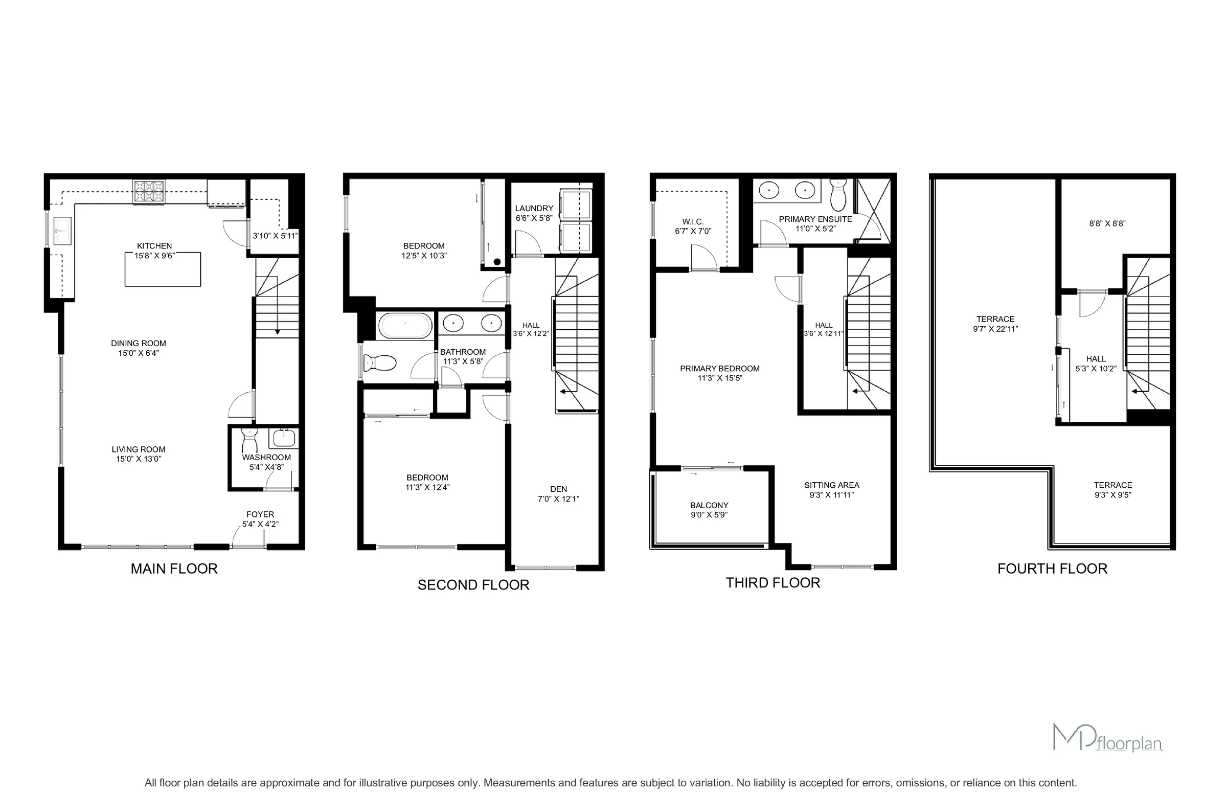 Floor plan of #8-60 Baynes Way, Bradford West Gwillimbury