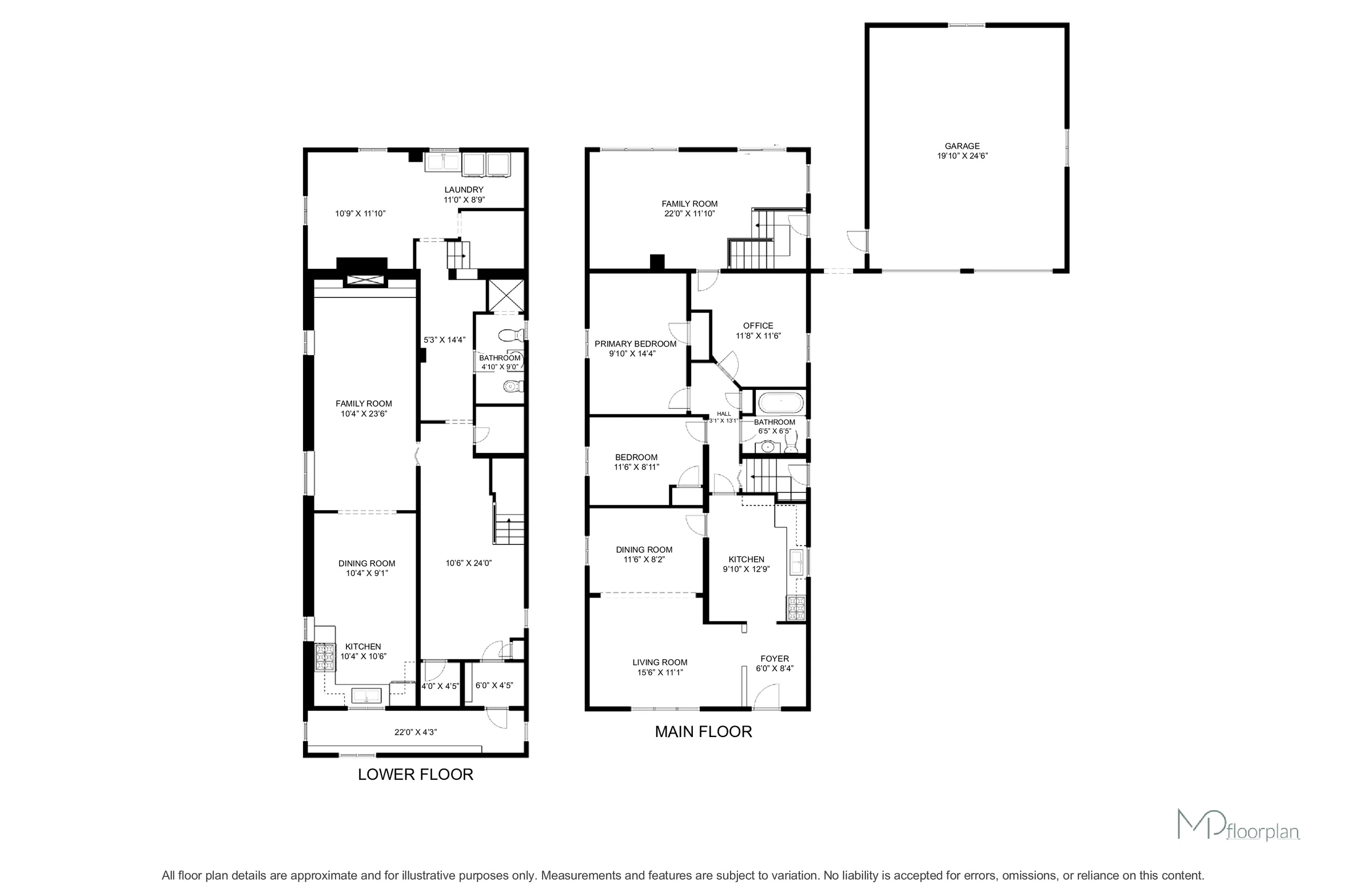 Floor plan of 5 Rosewood Avenue, Etobicoke