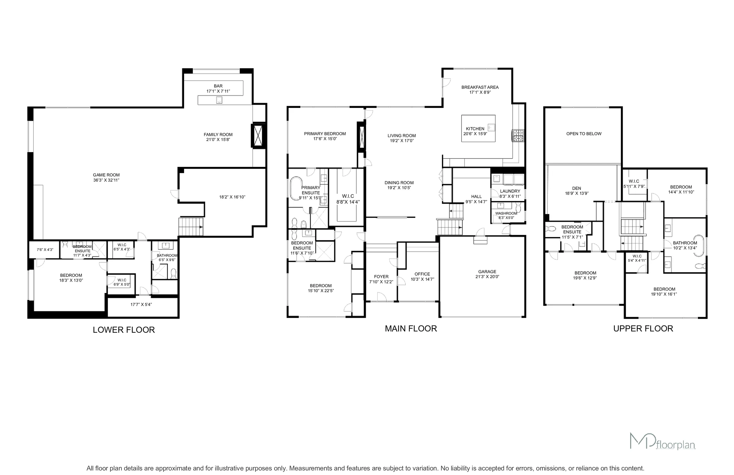 Floor plan of 466 The Kingsway, Etobicoke