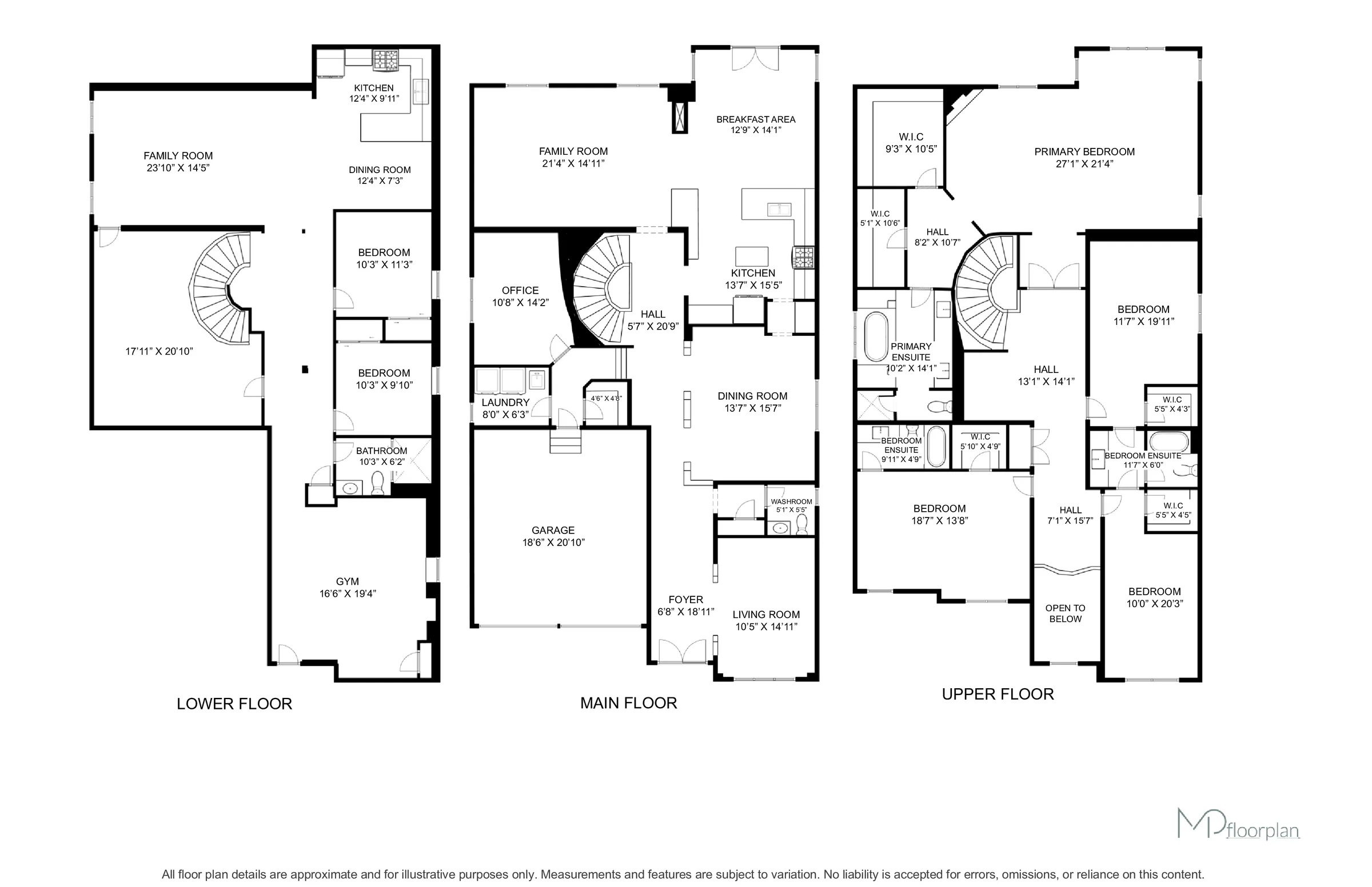 Floor plan of 3146 Tacc Drive, Mississauga