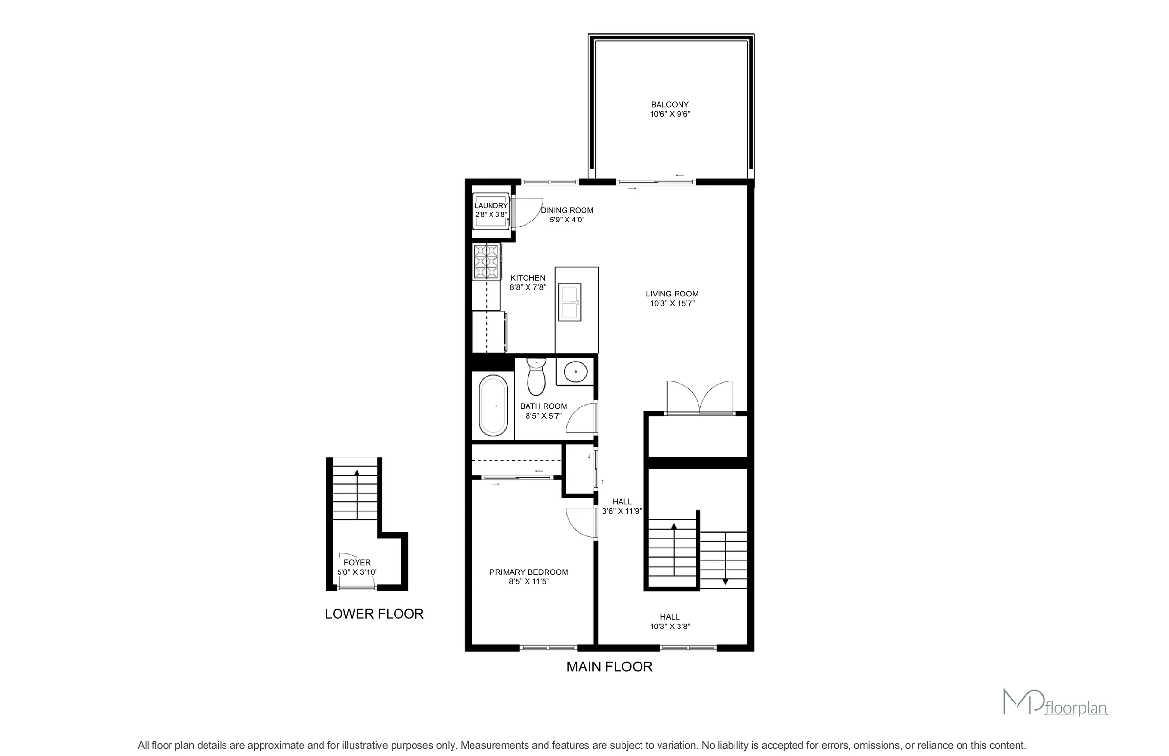 Floor plan of #207-7 Cityview Drive South, Guelph