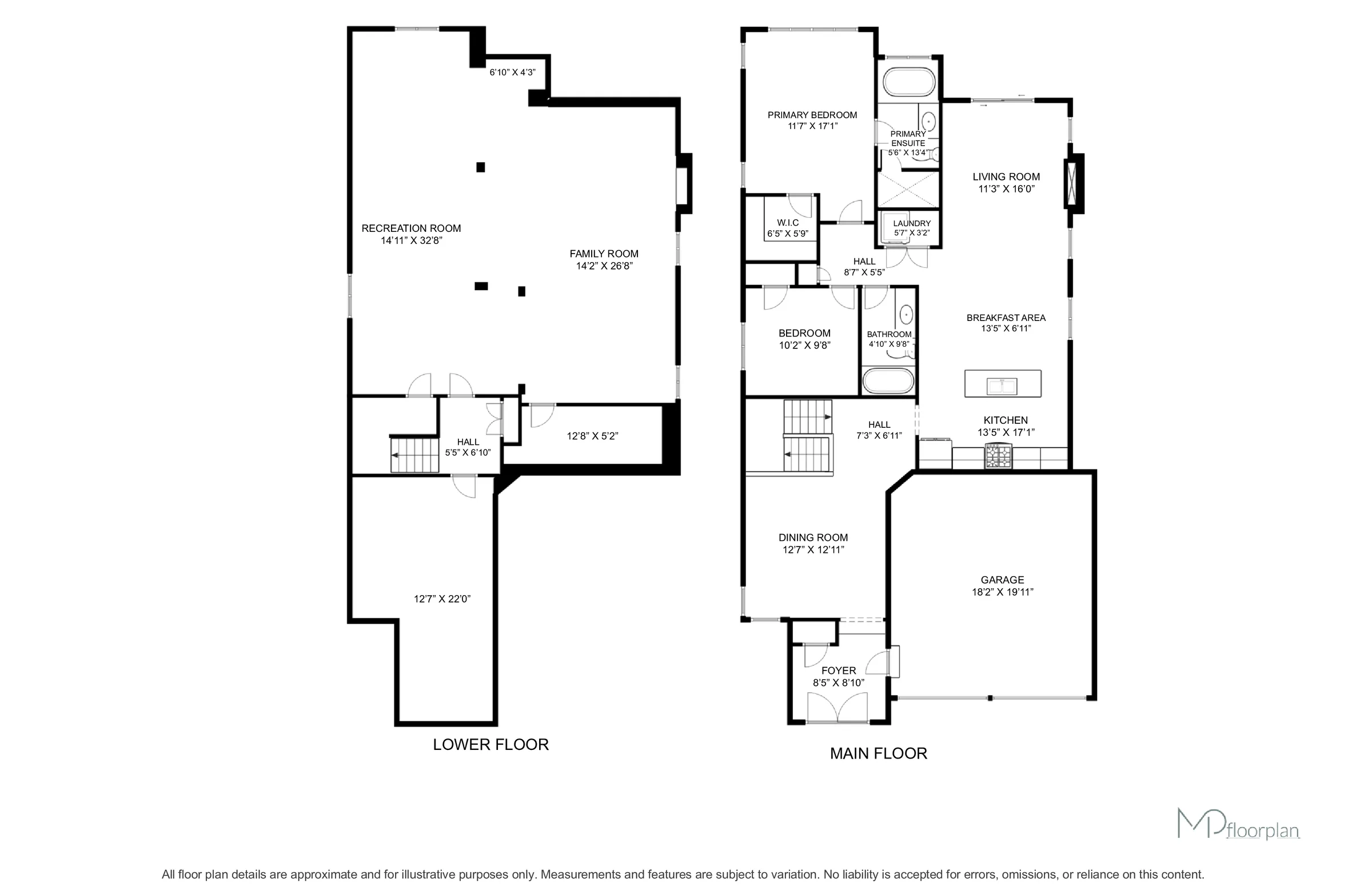 Floor plan of 52 Atchison Drive, Caledon East