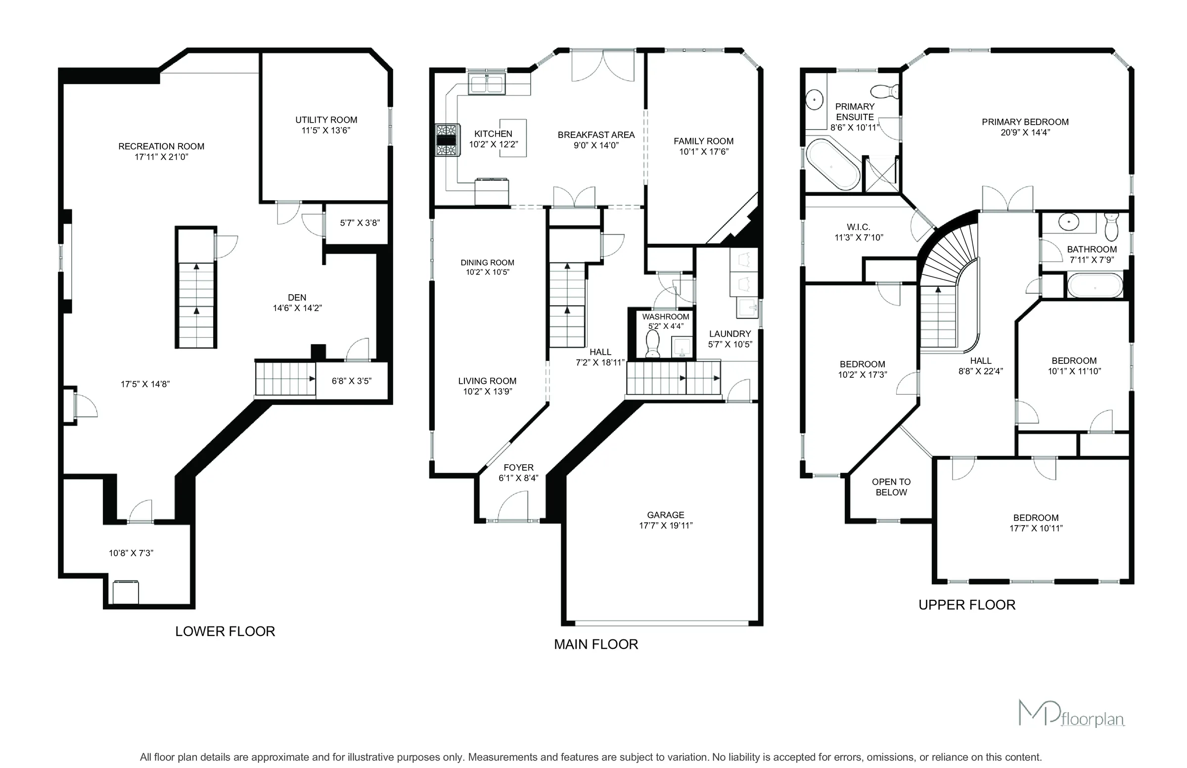 Floor plan of 2 Olde Town Road, Brampton