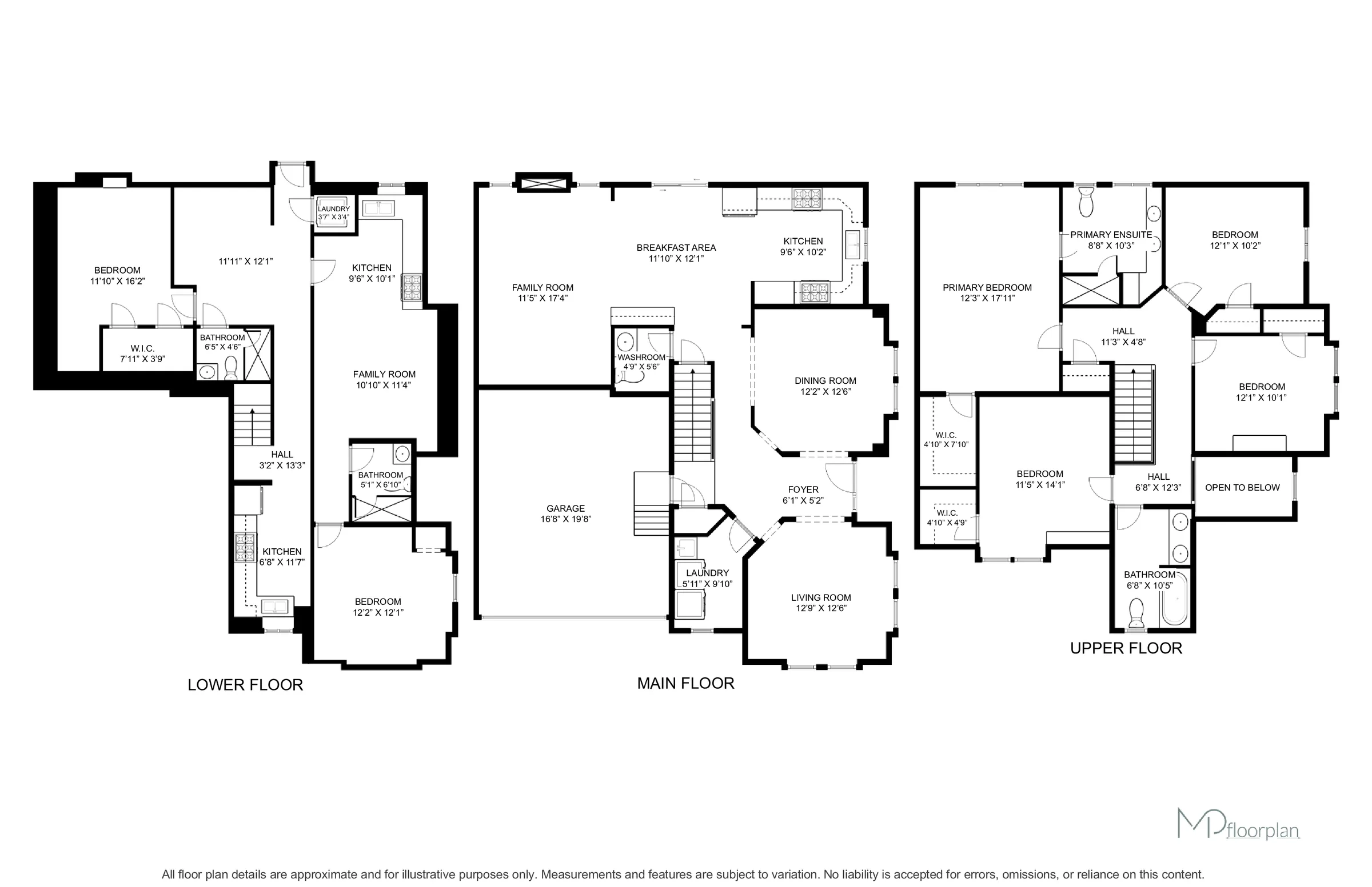 Floor plan of 71 Leagate Street, Brampton