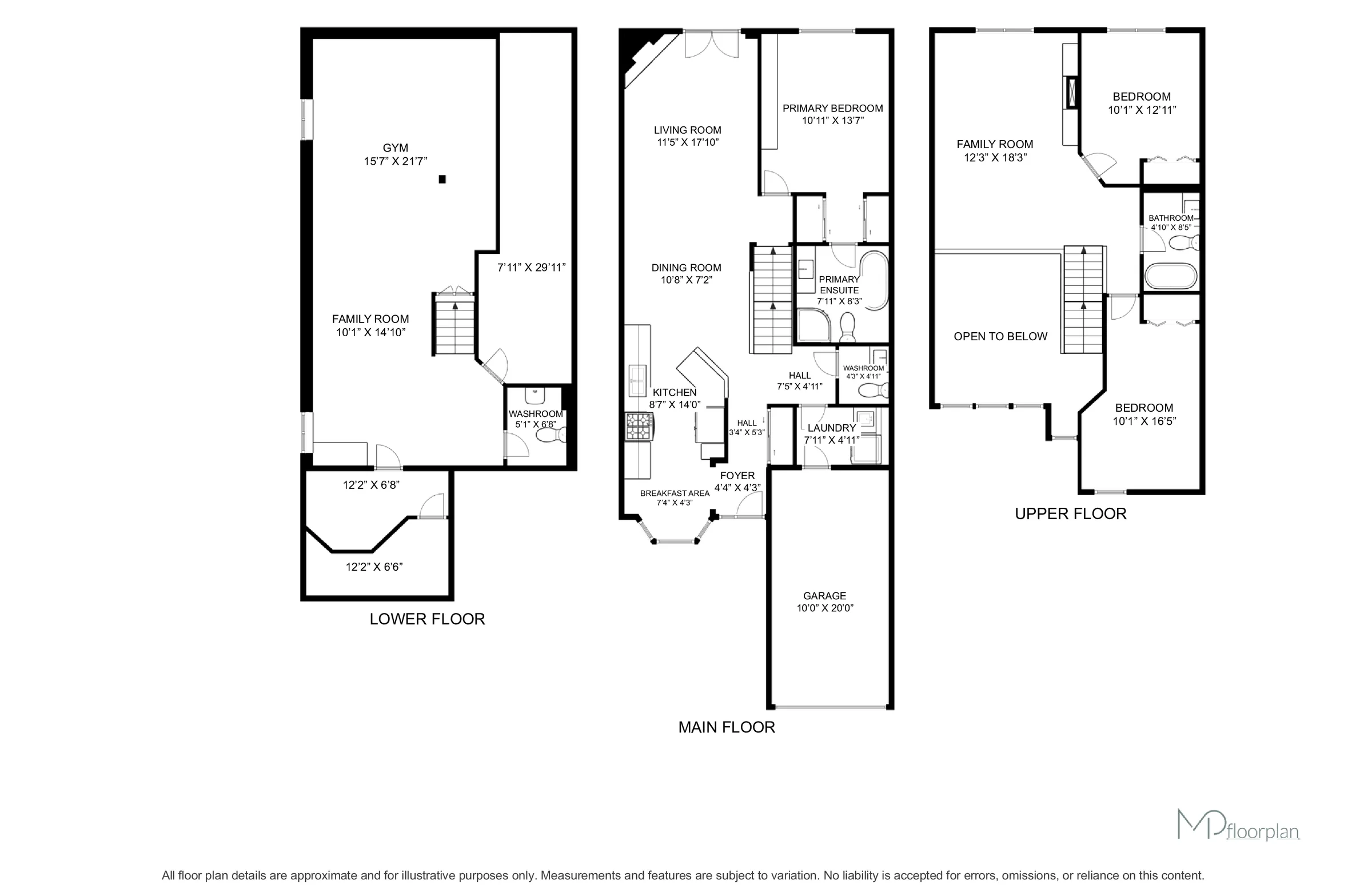 Floor plan of 3064 Lakeshore Road West, Oakville