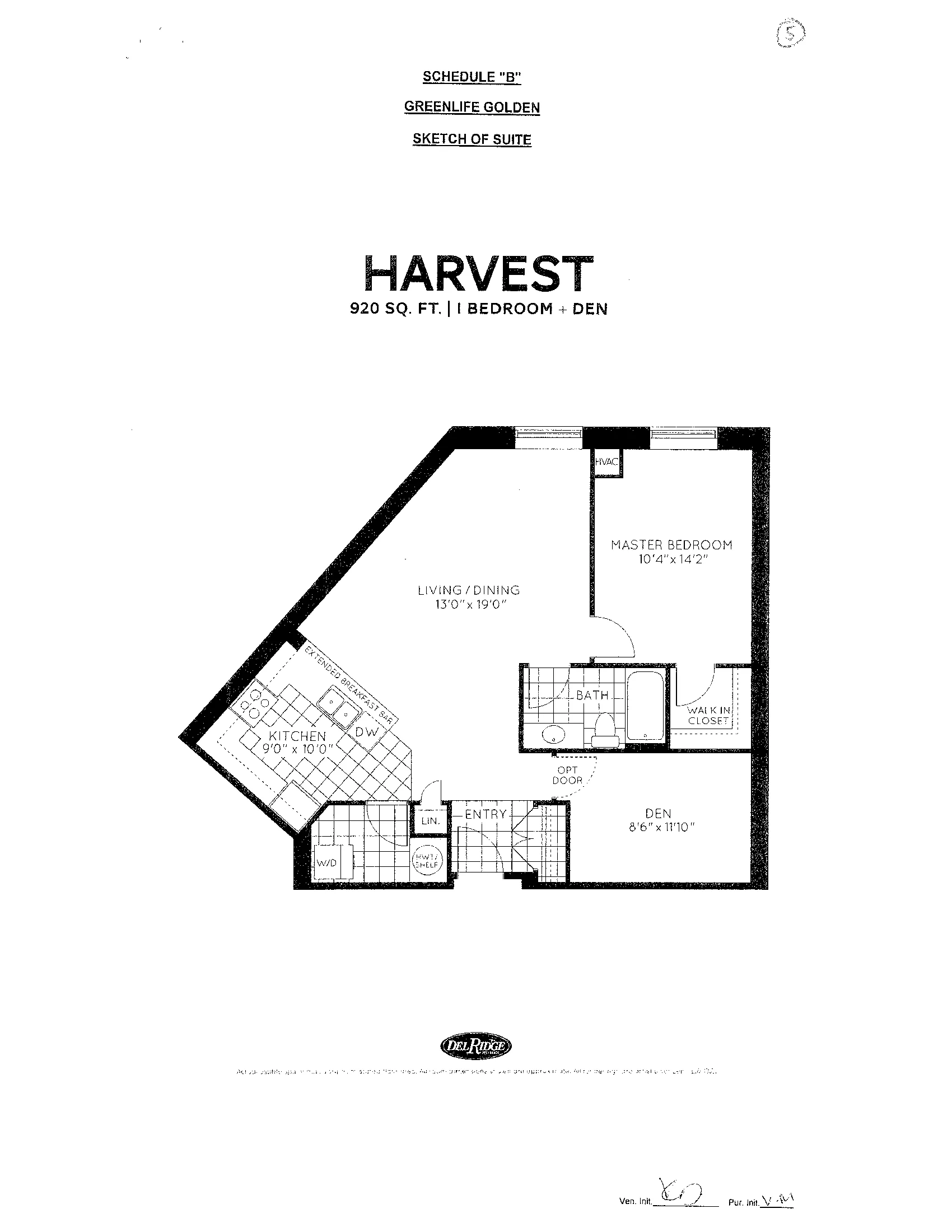 Floor plan of #510-7400 Markham Road, Markham