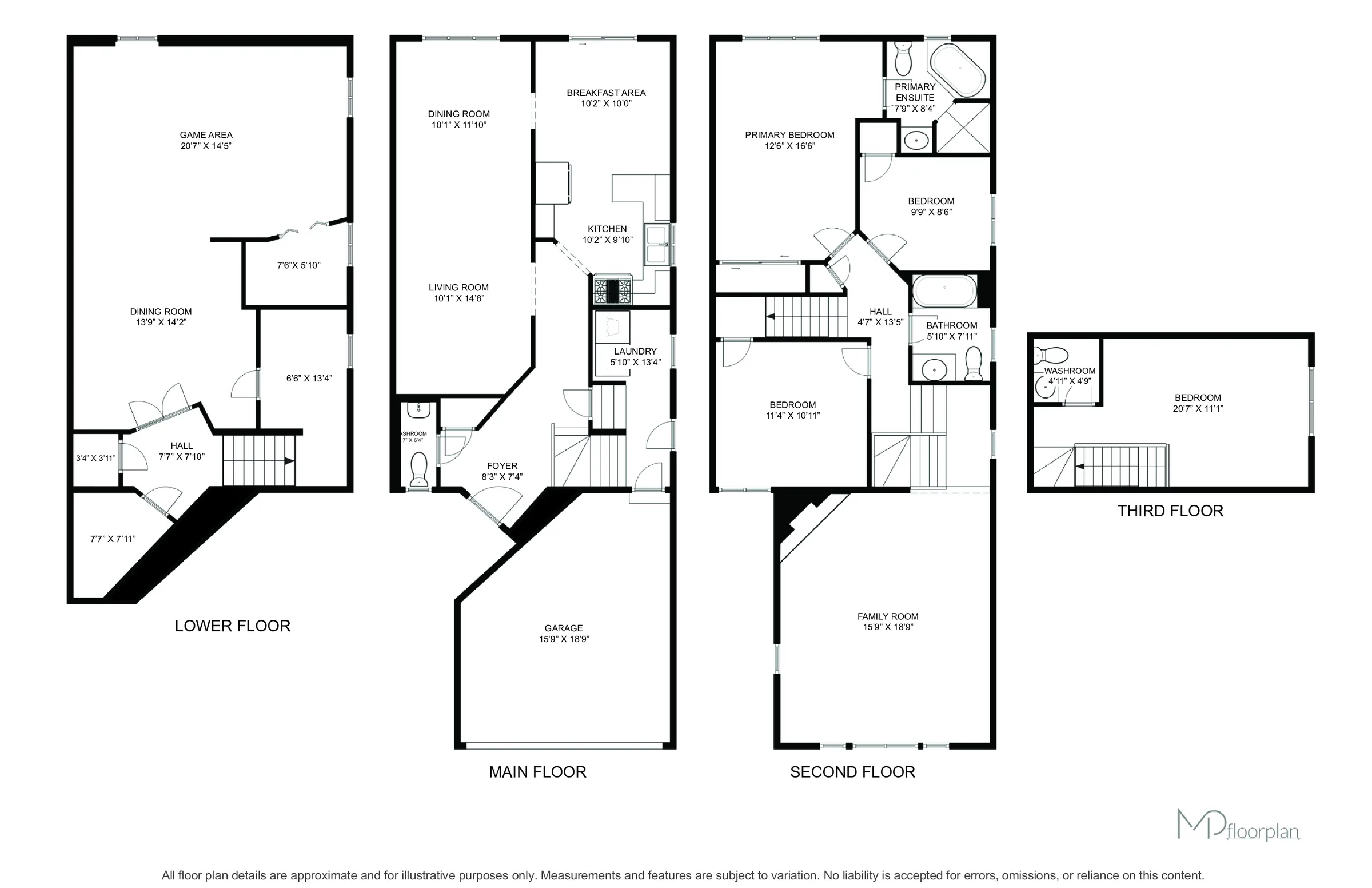 Floor plan of 23 Swansea Meadows Drive, Brampton