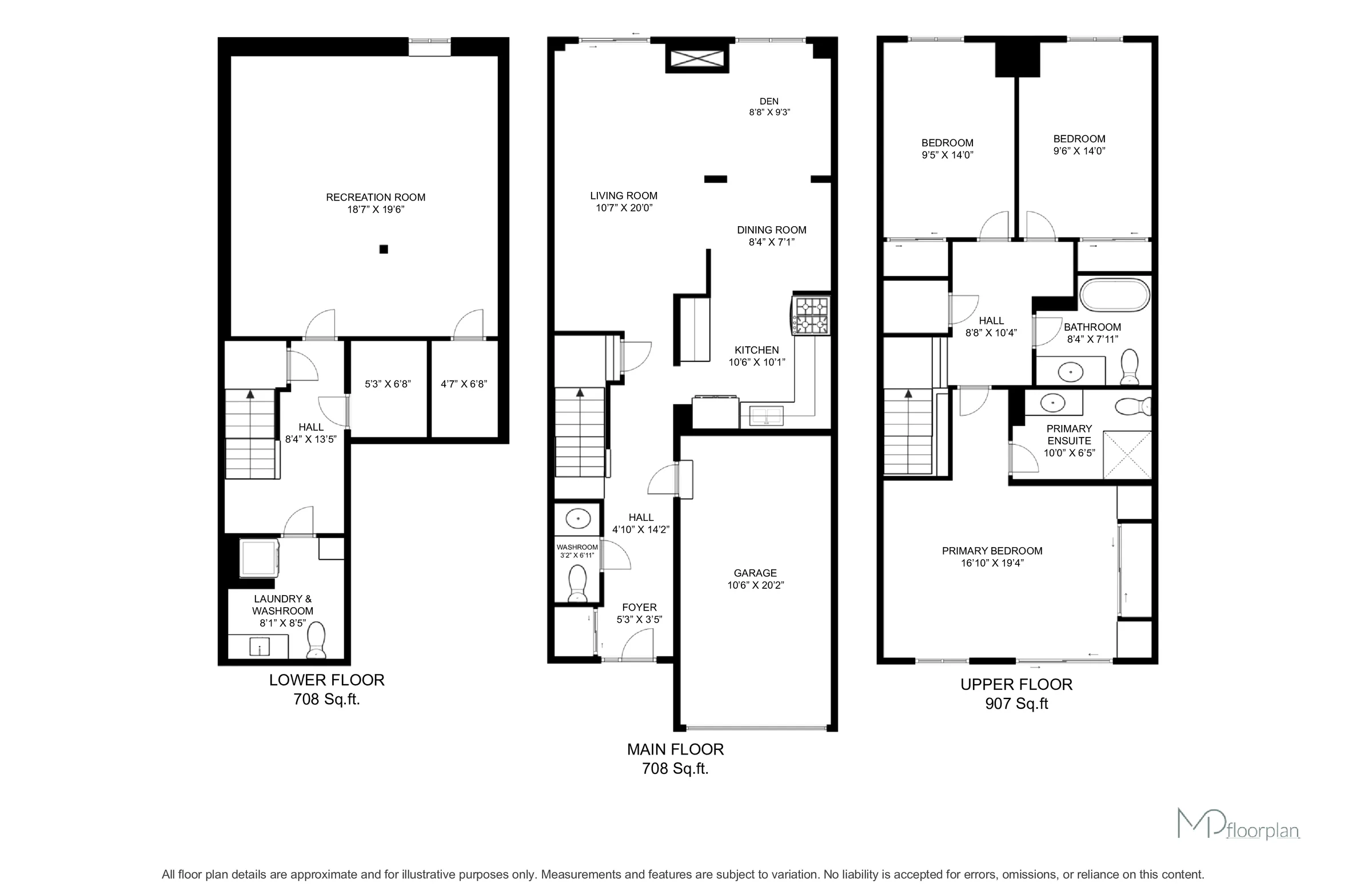 Floor plan of #43-1764 Rathburn Road East, Mississauga