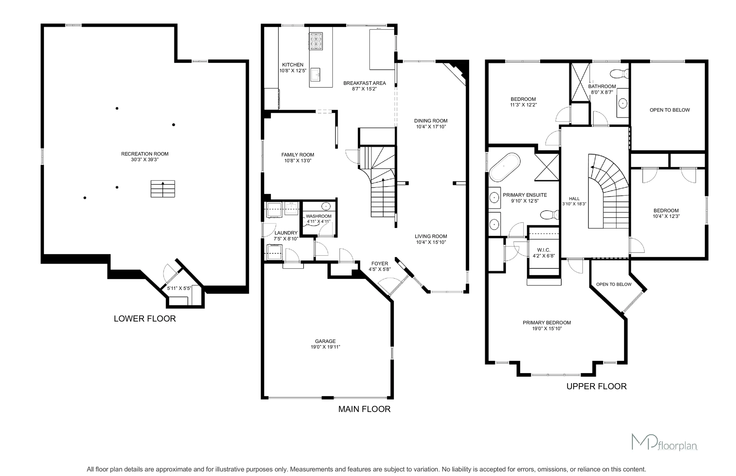 Floor plan of 5911 Greensboro Drive, Mississauga