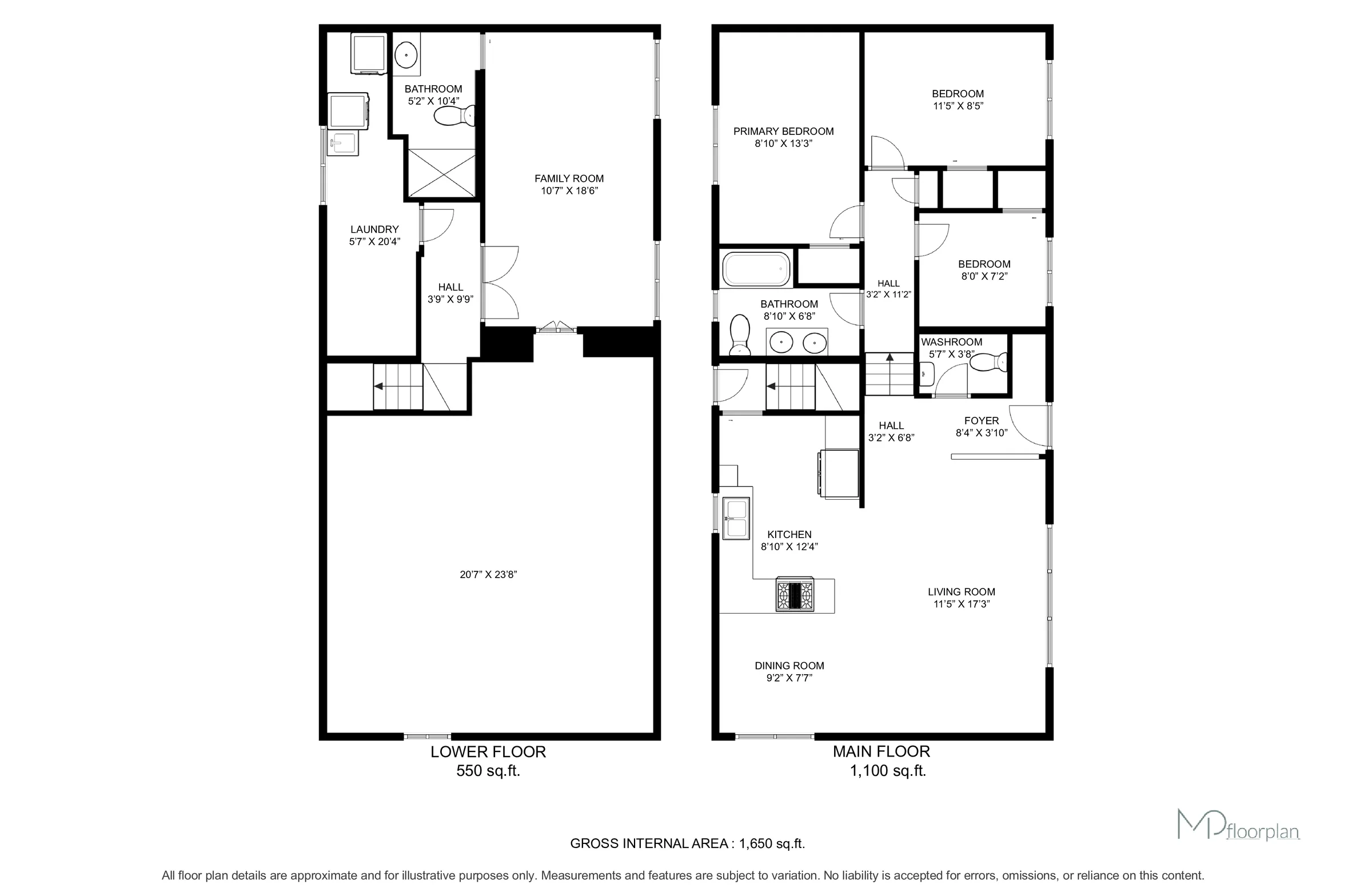 Floor plan of 1 Lagos Road, Etobicoke